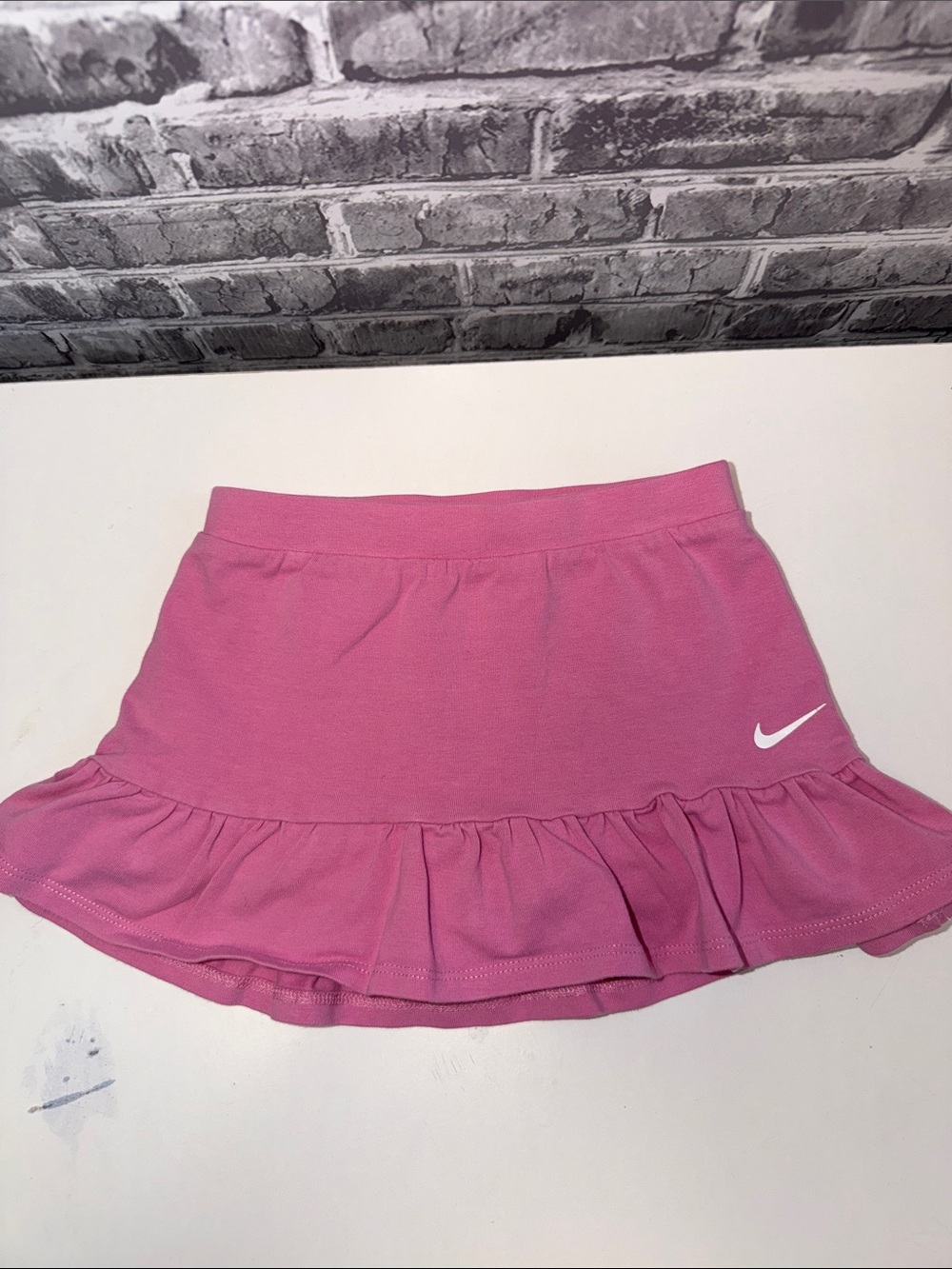 Nike Pink Ruffle Skater Tennis Skirt
